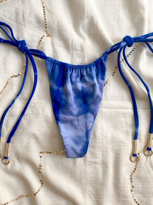 The Hand Dyed Vivi Bottom - Blue Shibori